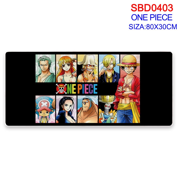 One Piece Anime peripheral edge lock mouse pad 80X30cm SBD-403