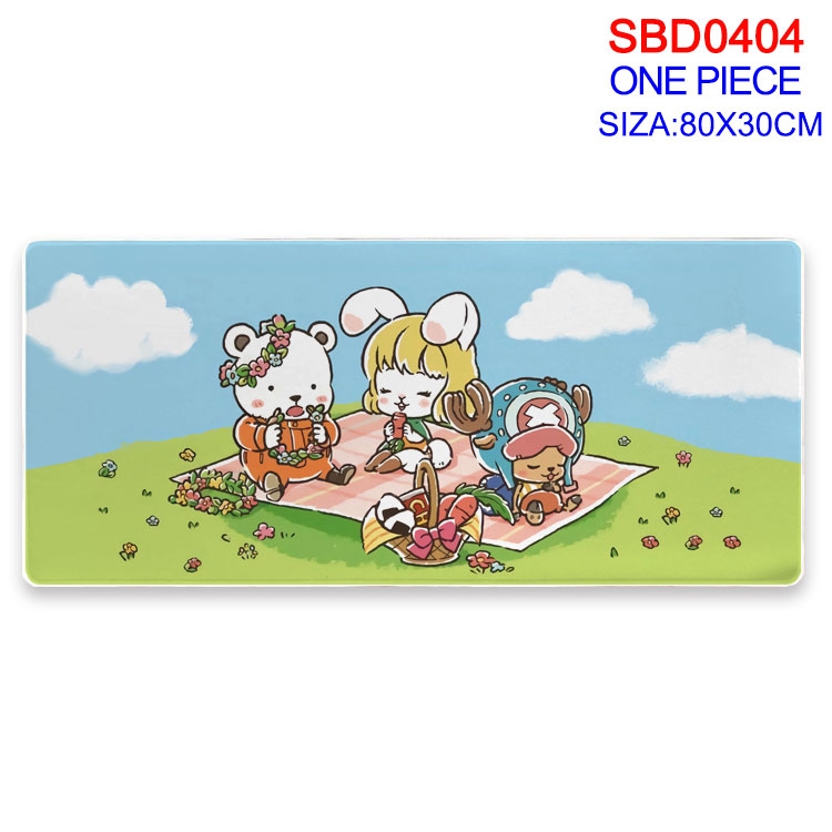 One Piece Anime peripheral edge lock mouse pad 80X30cm  SBD-404
