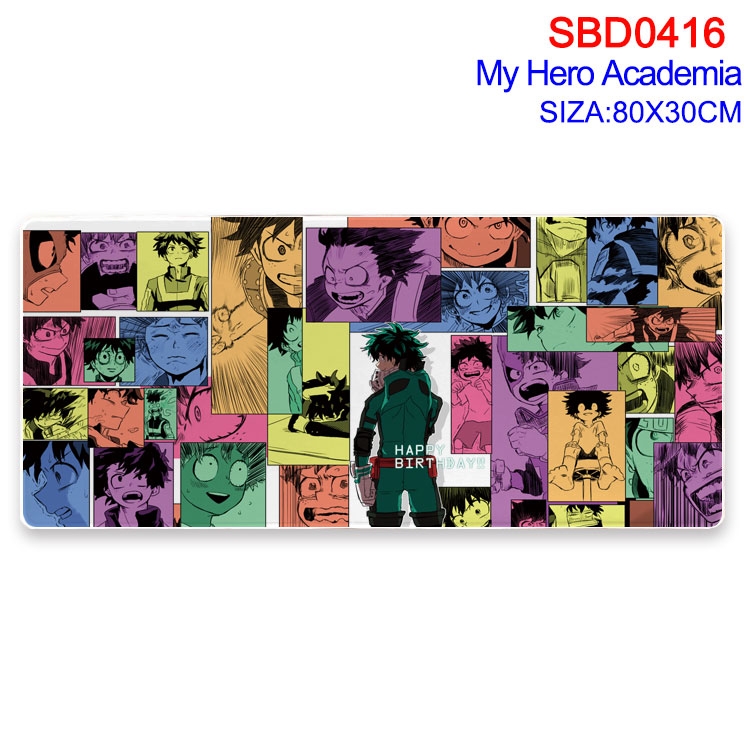 My Hero Academia Anime peripheral edge lock mouse pad 80X30cm  SBD-416