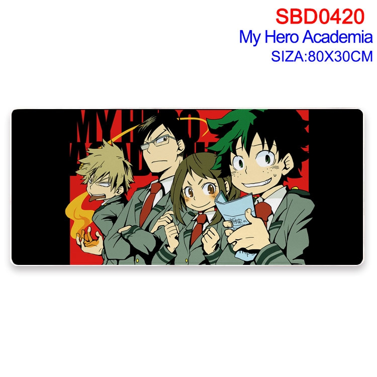 My Hero Academia Anime peripheral edge lock mouse pad 80X30cm  SBD-420