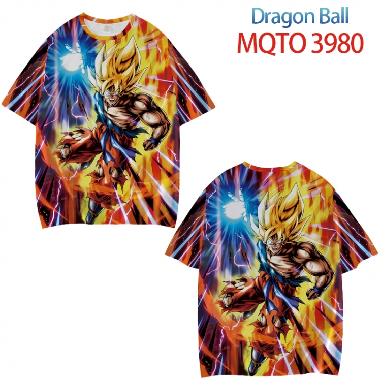 DRAGON BALL Full color printed short sleeve T-shirt from XXS to 4XL  MQTO 3980