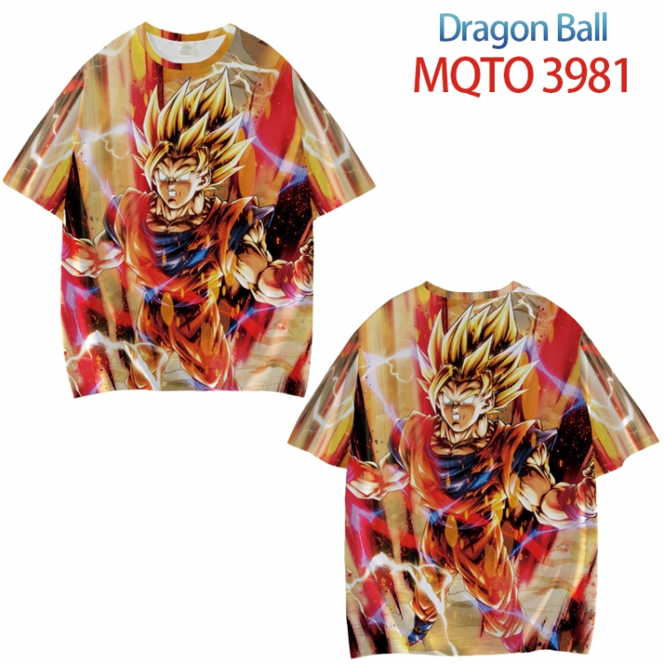 DRAGON BALL Full color printed short sleeve T-shirt from XXS to 4XL  MQTO 3981