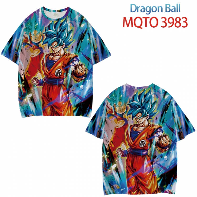 DRAGON BALL Full color printed short sleeve T-shirt from XXS to 4XL MQTO 3983