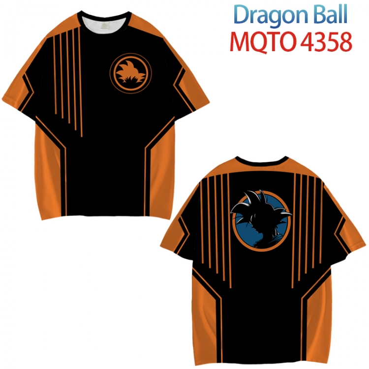 DRAGON BALL Full color printed short sleeve T-shirt from XXS to 4XL MQTO-4358