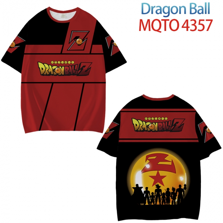 DRAGON BALL Full color printed short sleeve T-shirt from XXS to 4XL  MQTO-4357