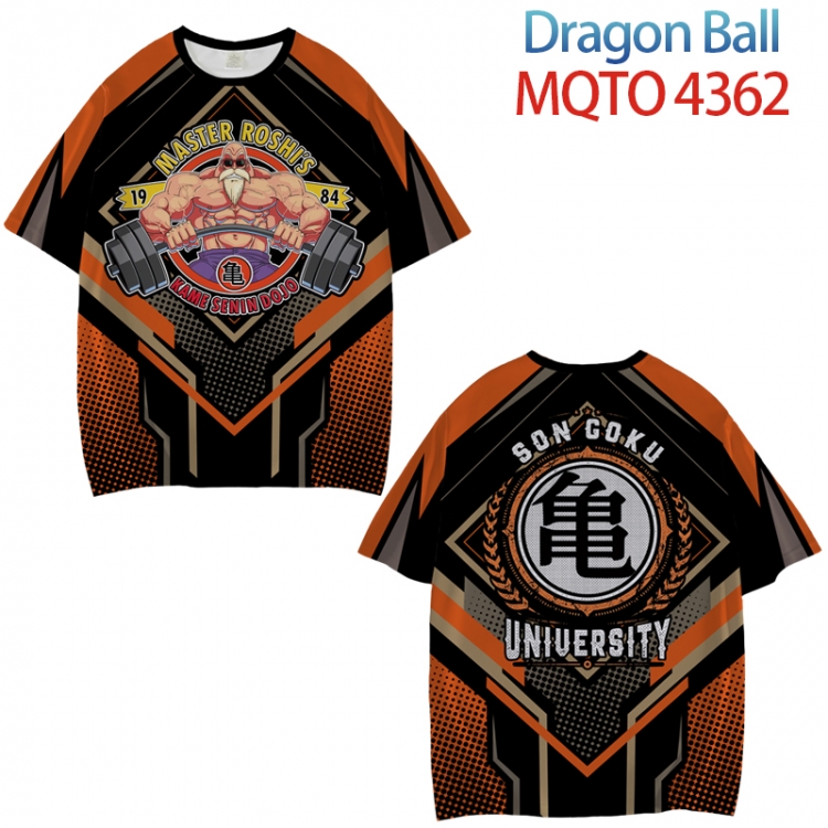 DRAGON BALL Full color printed short sleeve T-shirt from XXS to 4XL MQTO-4362