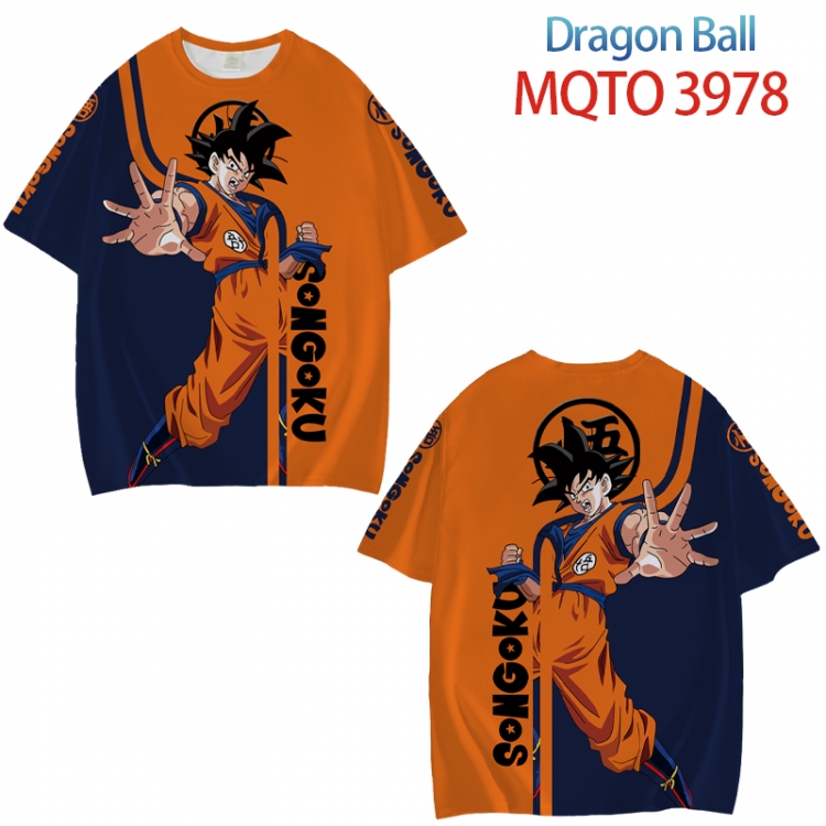 DRAGON BALL Full color printed short sleeve T-shirt from XXS to 4XL MQTO 3978