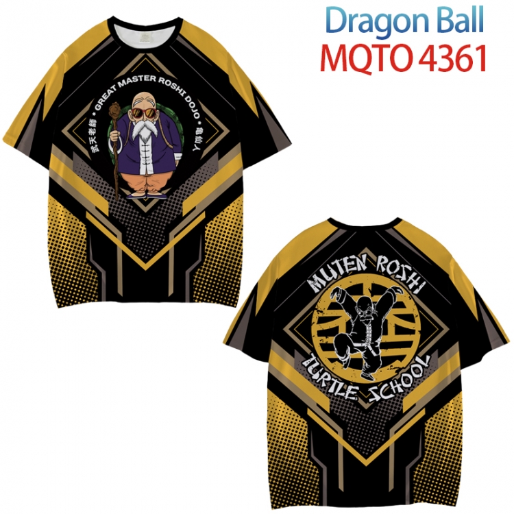 DRAGON BALL Full color printed short sleeve T-shirt from XXS to 4XL MQTO-4361