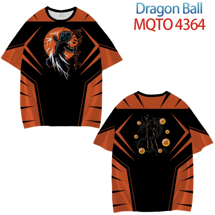 DRAGON BALL Full color printed short sleeve T-shirt from XXS to 4XL MQTO-4364