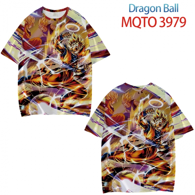 DRAGON BALL Full color printed short sleeve T-shirt from XXS to 4XL MQTO 3979