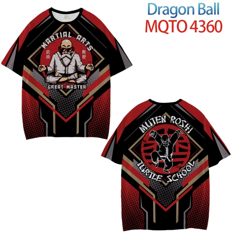 DRAGON BALL Full color printed short sleeve T-shirt from XXS to 4XL MQTO-4360