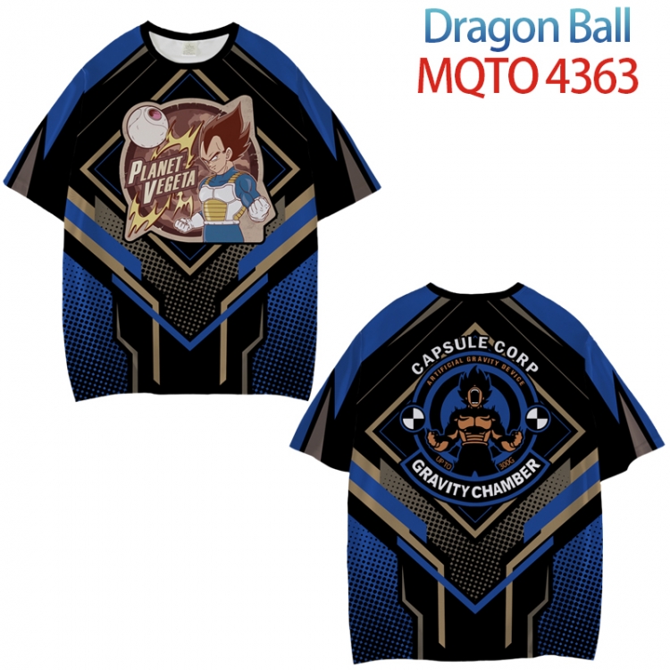 DRAGON BALL Full color printed short sleeve T-shirt from XXS to 4XL MQTO-4363