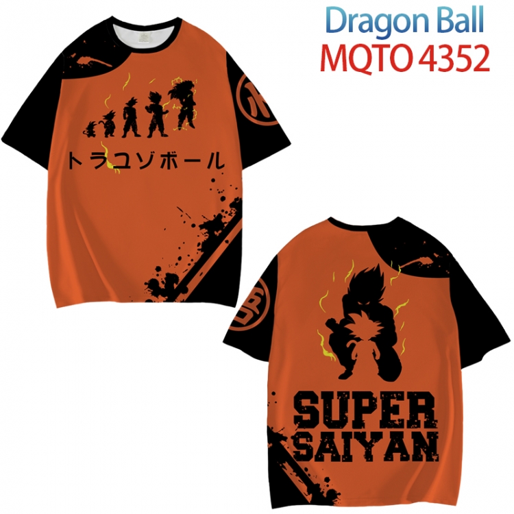 DRAGON BALL Full color printed short sleeve T-shirt from XXS to 4XL MQTO-4352