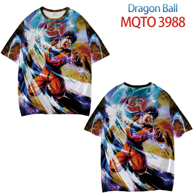 DRAGON BALL Full color printed short sleeve T-shirt from XXS to 4XL  MQTO 3988