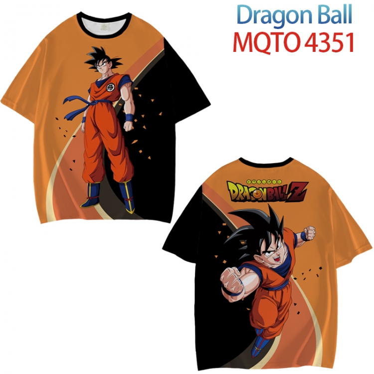 DRAGON BALL Full color printed short sleeve T-shirt from XXS to 4XL MQTO-4351