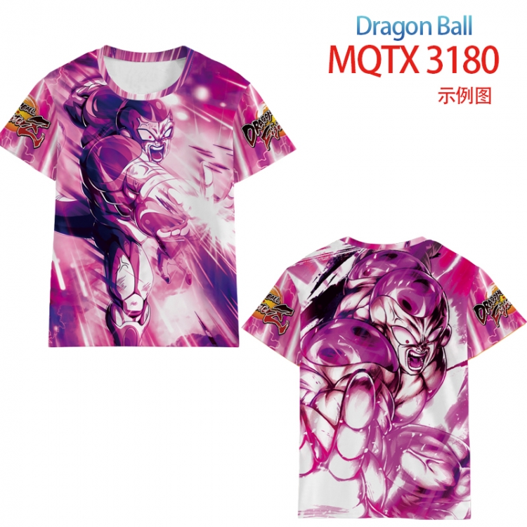 DRAGON BALL full color printed short-sleeved T-shirt from 2XS to 5XL MQTX 3180