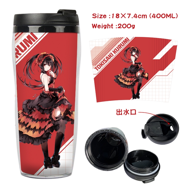 Date-A-Live Anime Starbucks Leakproof Insulated Cup 18X7.4CM 400ML