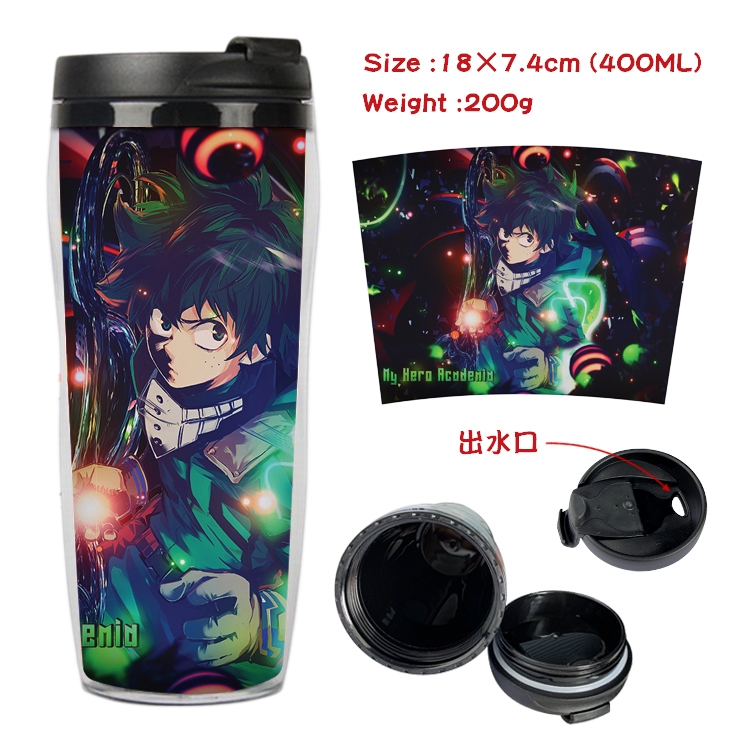 My Hero Academia Anime Starbucks Leakproof Insulated Cup 18X7.4CM 400ML
