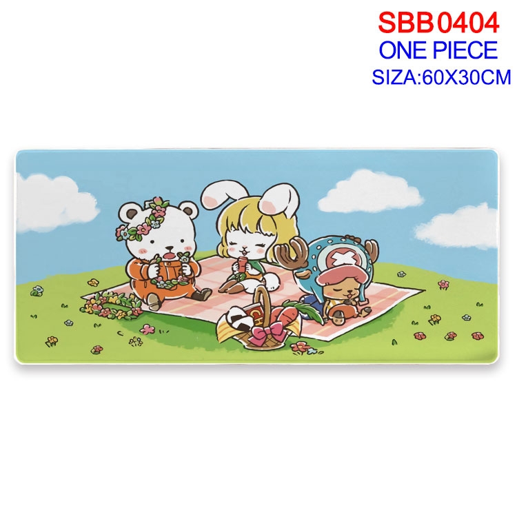 One Piece Anime peripheral edge lock mouse pad 60X30cm  SBB-404