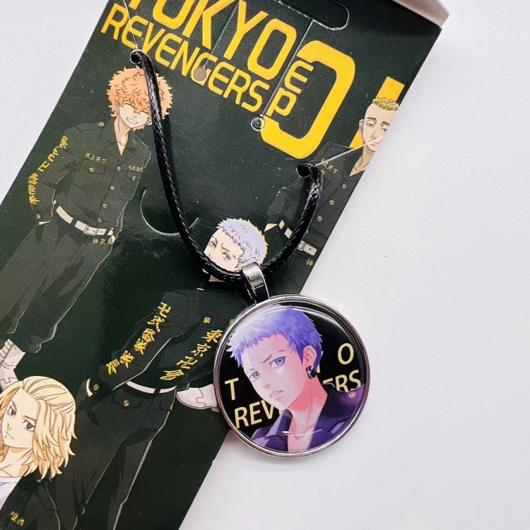 Tokyo Revengers Anime peripheral leather rope necklace pendant jewelry  price for 5 pcs 1956