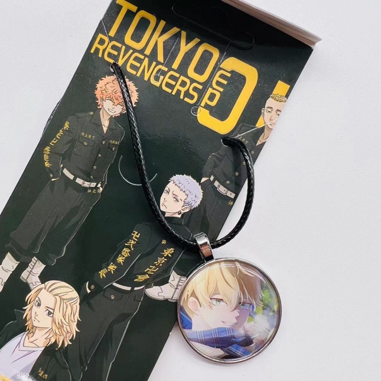 Tokyo Revengers Anime peripheral leather rope necklace pendant jewelry  price for 5 pcs 2126