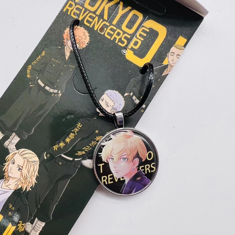 Tokyo Revengers Anime peripheral leather rope necklace pendant jewelry price for 5 pcs 2101