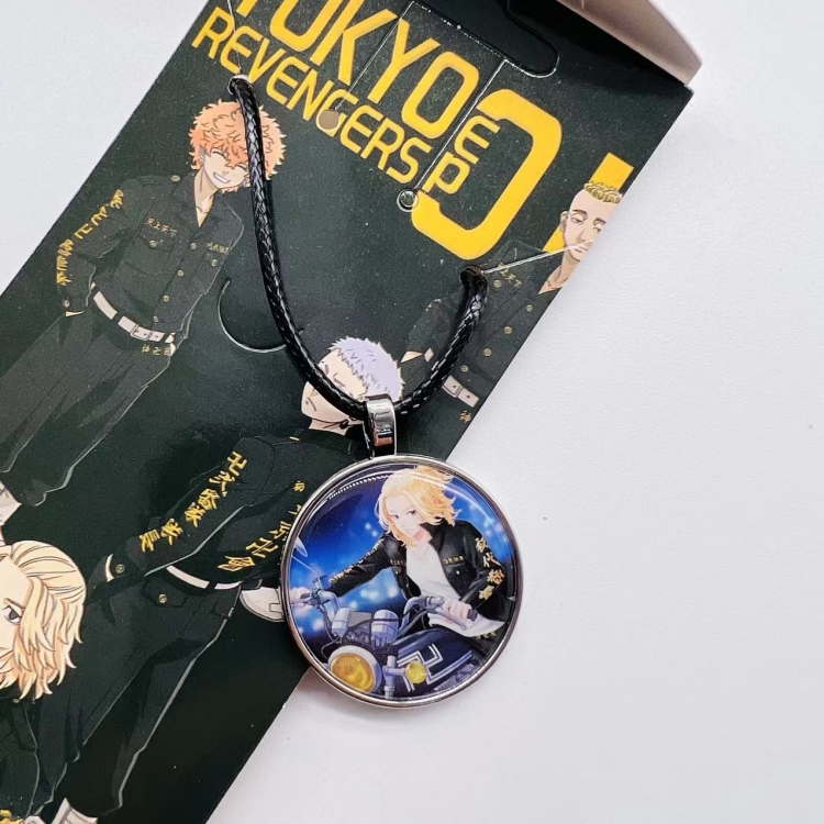 Tokyo Revengers Anime peripheral leather rope necklace pendant jewelry price for 5 pcs 2108