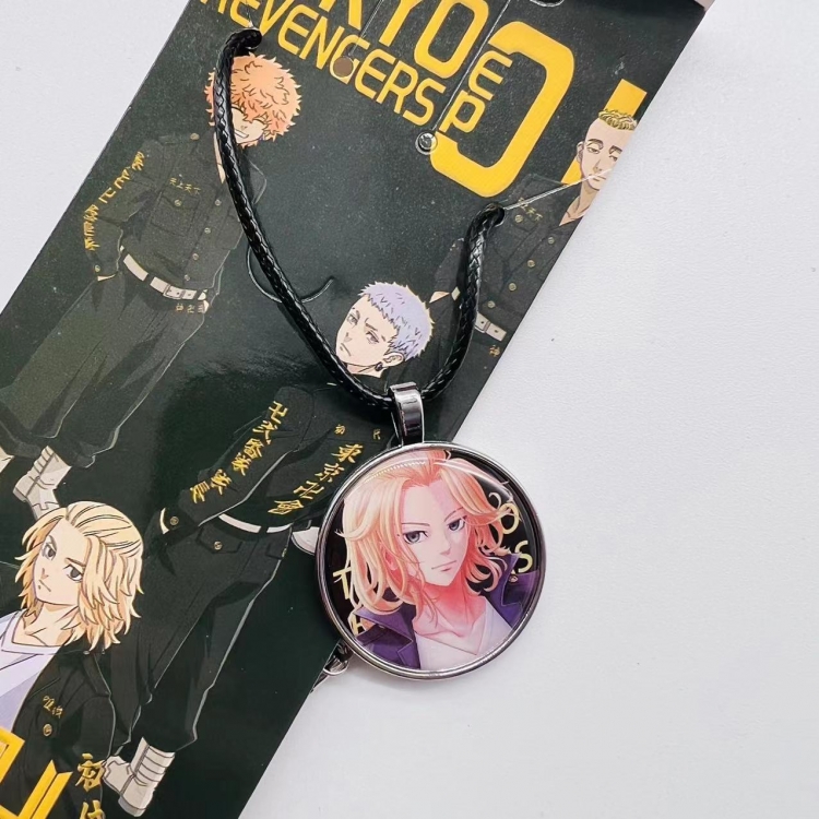 Tokyo Revengers Anime peripheral leather rope necklace pendant jewelry price for 5 pcs 1947