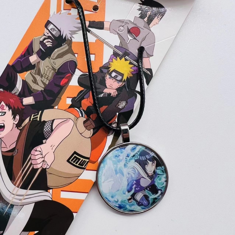 Naruto Anime peripheral leather rope necklace pendant jewelry price for 5 pcs 2529