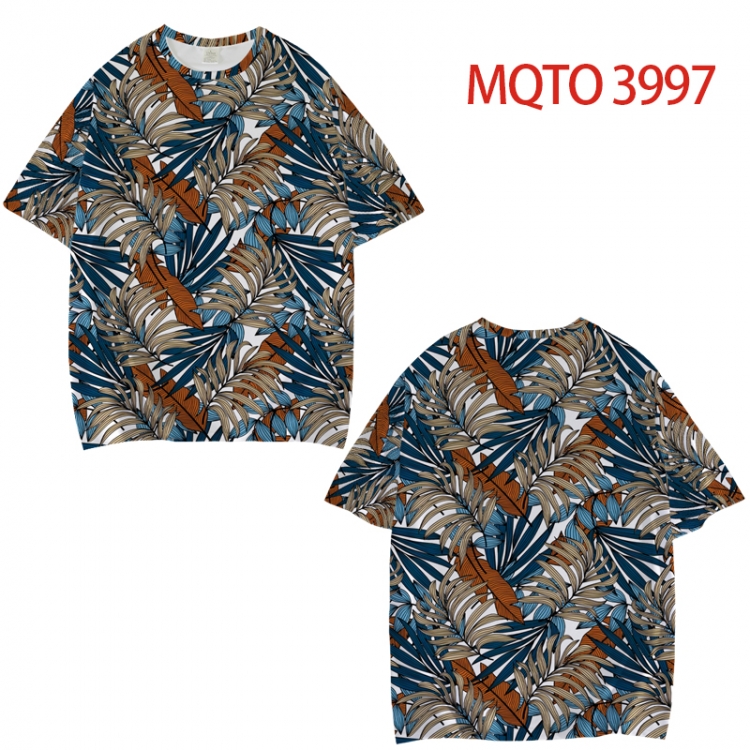 popularize Full color printed short sleeve T-shirt from XXS to 4XL MQTO 3997