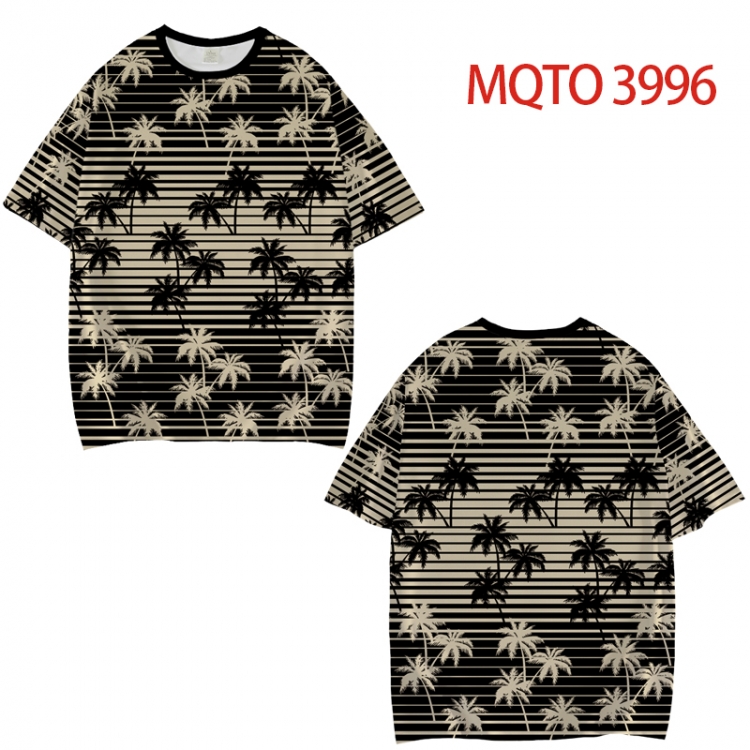 popularize Full color printed short sleeve T-shirt from XXS to 4XL MQTO 3996
