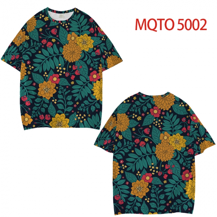 popularize Full color printed short sleeve T-shirt from XXS to 4XL  MQTO 5002