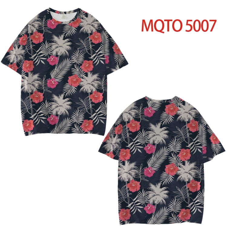 popularize Full color printed short sleeve T-shirt from XXS to 4XL  MQTO 5007