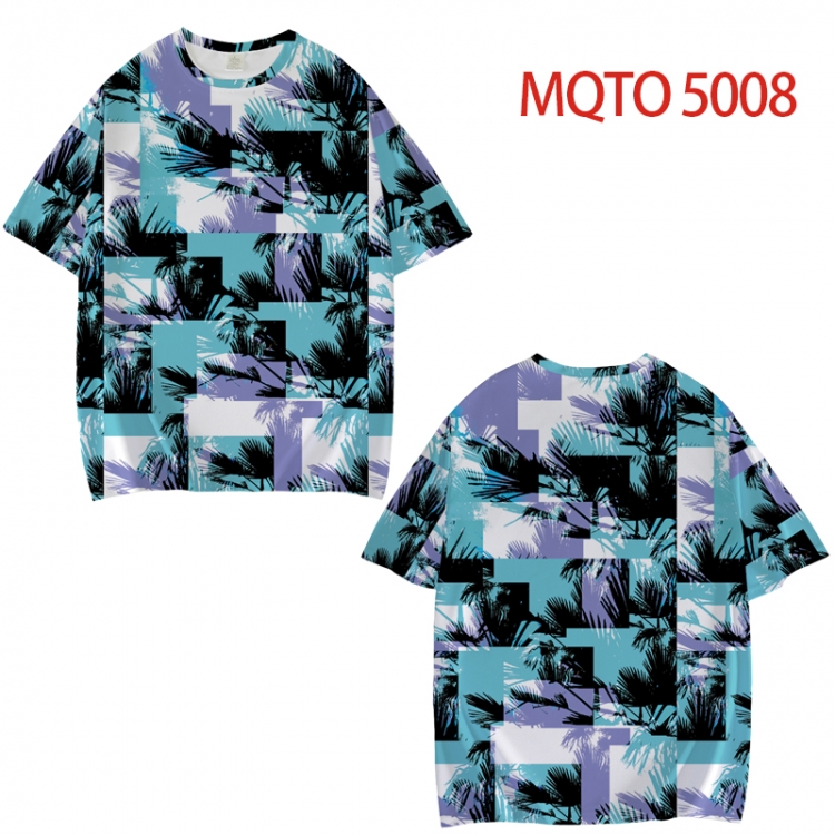 popularize Full color printed short sleeve T-shirt from XXS to 4XL MQTO 5008
