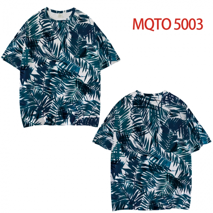 popularize Full color printed short sleeve T-shirt from XXS to 4XL MQTO 5003