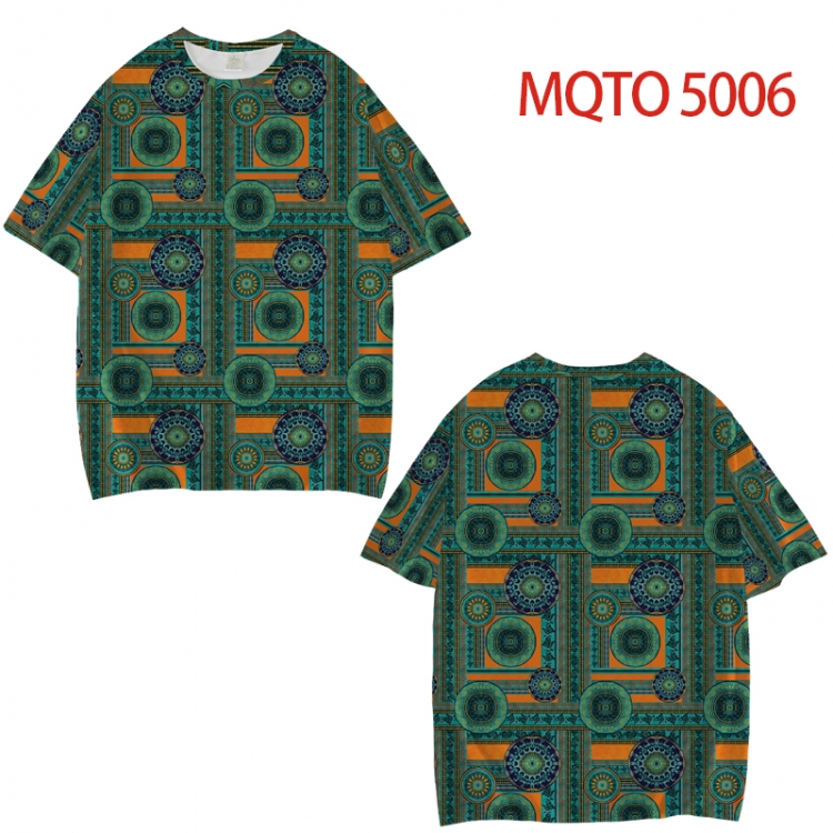 popularize Full color printed short sleeve T-shirt from XXS to 4XL MQTO 5006