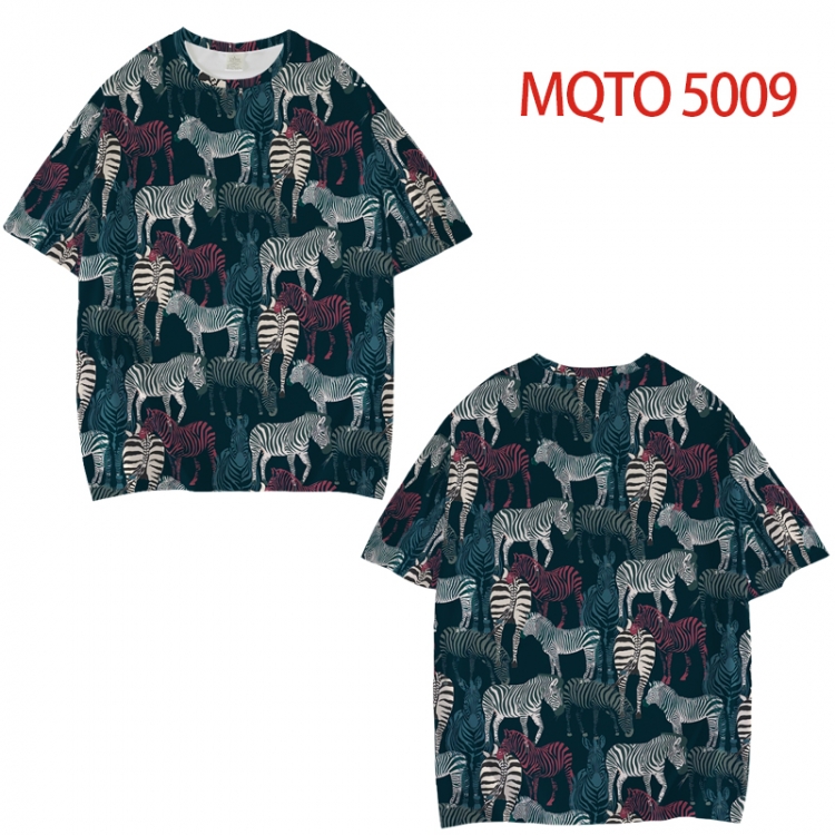 popularize Full color printed short sleeve T-shirt from XXS to 4XL MQTO 5009
