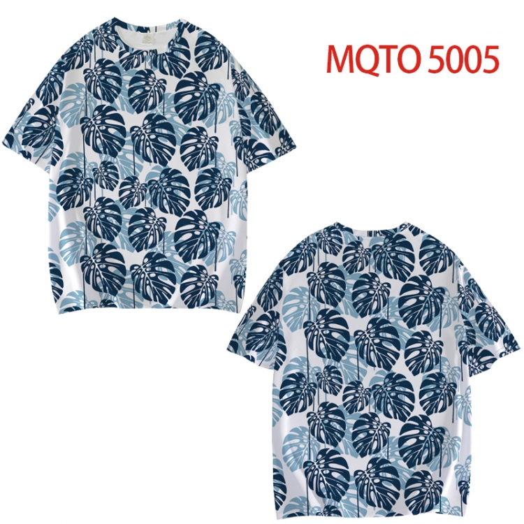 popularize Full color printed short sleeve T-shirt from XXS to 4XL MQTO 5005