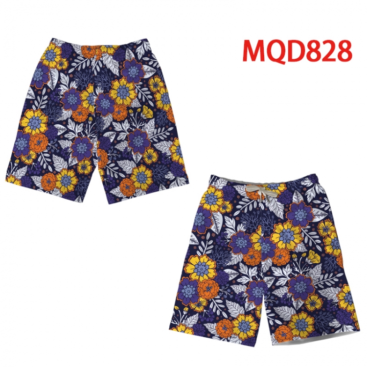 popularize Printed Summer Swimwear Beach Pants M L XL 2XL 3XL MQD 828