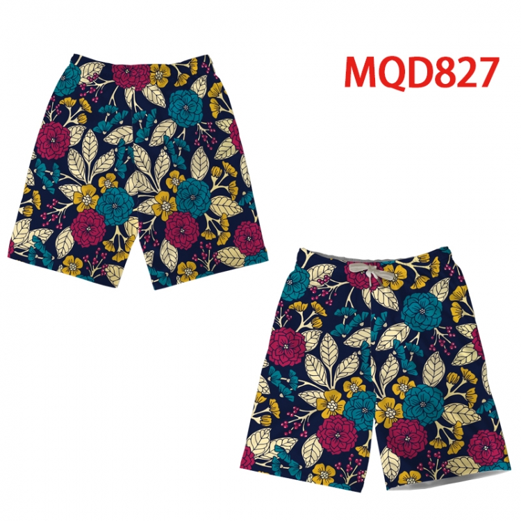 popularize Printed Summer Swimwear Beach Pants M L XL 2XL 3XL MQD 827