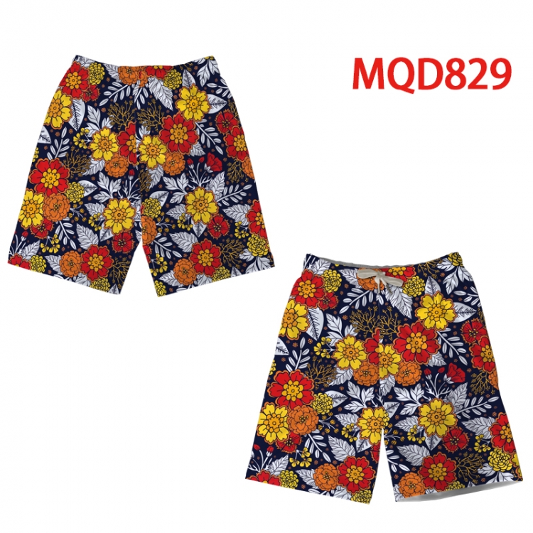 popularize Printed Summer Swimwear Beach Pants M L XL 2XL 3XL MQD 829