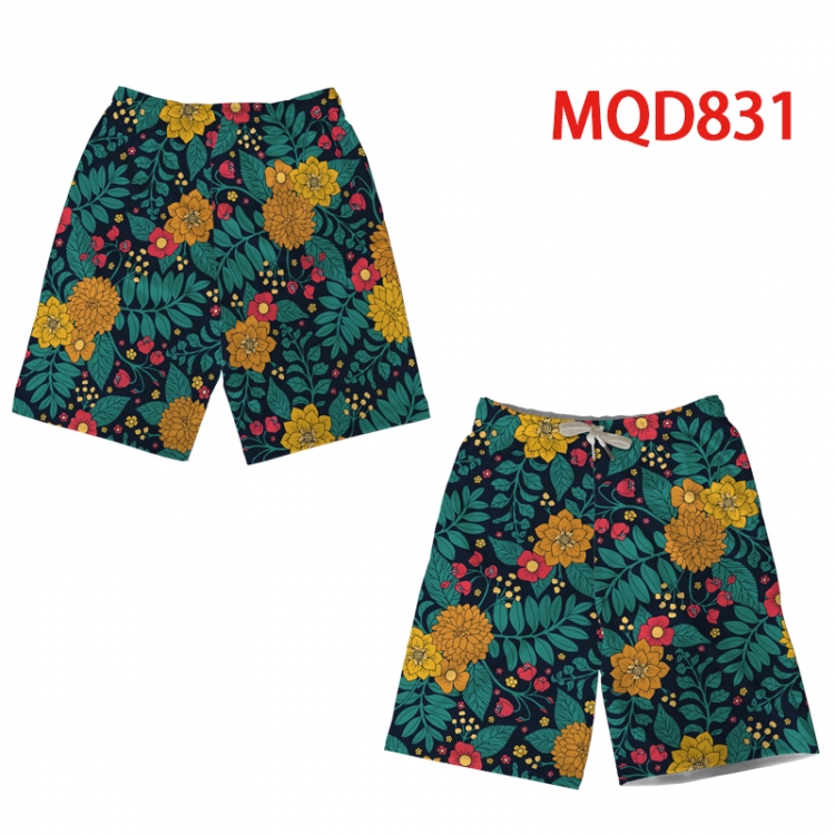 popularize Printed Summer Swimwear Beach Pants M L XL 2XL 3XL MQD 831
