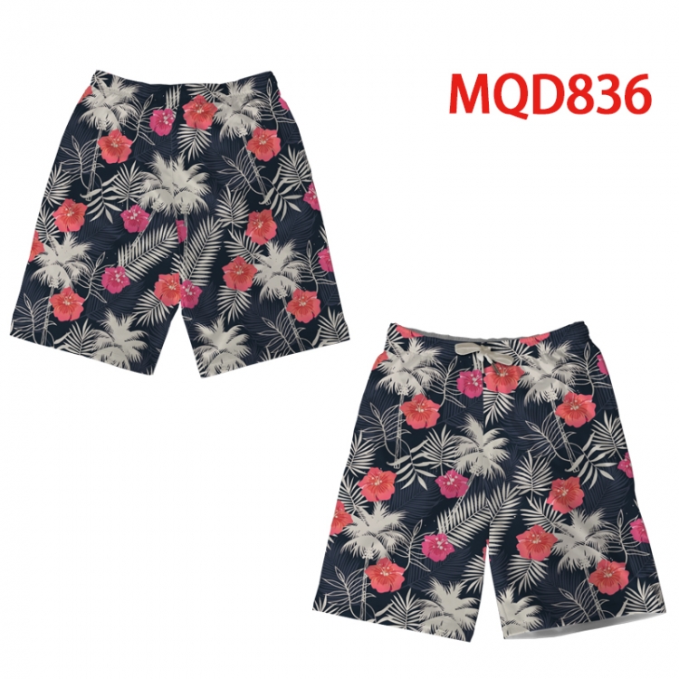 popularize Printed Summer Swimwear Beach Pants M L XL 2XL 3XL MQD 836