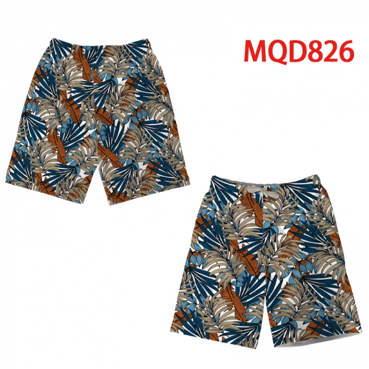 popularize Printed Summer Swimwear Beach Pants M L XL 2XL 3XL MQD 826