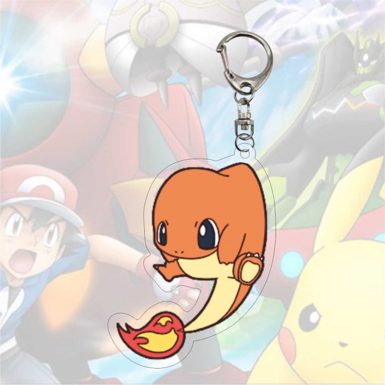 Pokemon Pocket  Anime Acrylic Keychain Charm  price for 5 pcs 12623