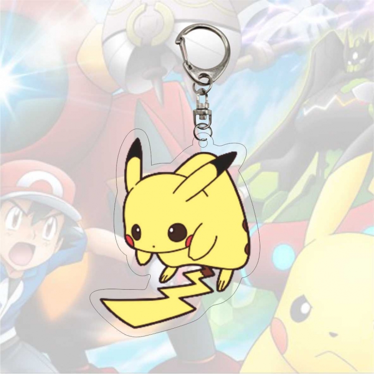 Pokemon Pocket  Anime Acrylic Keychain Charm  price for 5 pcs 12622