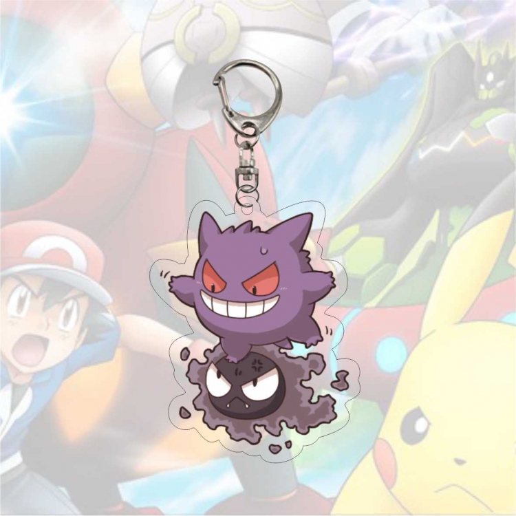 Pokemon Pocket  Anime Acrylic Keychain Charm  price for 5 pcs 12626