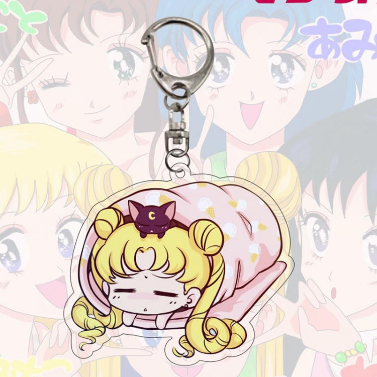 sailormoon Anime Acrylic Keychain Charm  price for 5 pcs 12649