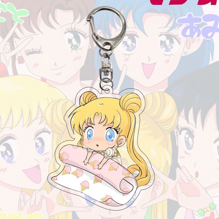 sailormoon Anime Acrylic Keychain Charm  price for 5 pcs 12648