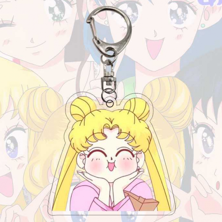 sailormoon Anime Acrylic Keychain Charm  price for 5 pcs 12646